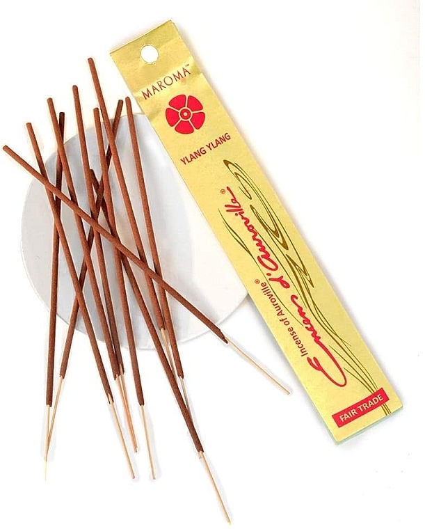Ароматические палочки "Иланг-иланг" - Maroma Encens d'Auroville Stick Incense Ylang Ylang — фото N2