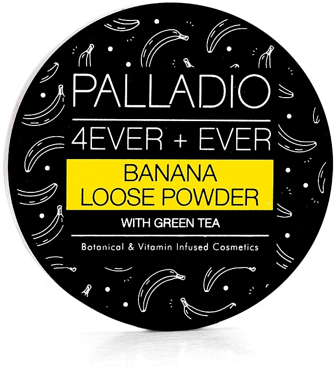 Банановая пудра - Palladio 4 Ever+Ever Banana Loose Setting Powder — фото N1