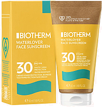 Солнцезащитный крем для лица - Biotherm Waterlover Face Sunscreen SPF30 — фото N1