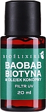 Сироватка для волосся "Баобаб, біотин і конопляна олія" - Bioelixire Hair Oil Serum — фото N1