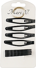 Парфумерія, косметика Набір шпильок для волосся SM450d2, чорні, 12 шт - Mari N.