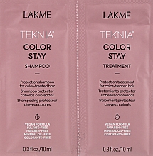 Набор пробников - Lakme Teknia Color Stay (sh/10ml + mask/10ml) — фото N2