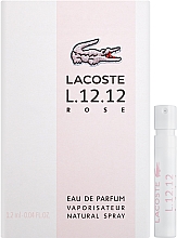 Духи, Парфюмерия, косметика Lacoste Eau de Lacoste L.12.12 Rose - Парфюмированная вода (пробник)