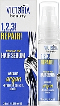 Сыворотка для поврежденных волос - Victoria Beauty 1,2,3! Repair! Hair Serum — фото N2
