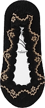 Носки женские, черные с узором - Moraj — фото N1