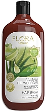 Бальзам для сухих и окрашенных волос, с алоэ - Vis Plantis Flora Balm For Dry and Colored Hair — фото N1