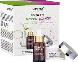 Набор - SesDerma Laboratories Factor G & Acglicolic (serum/30ml + cr/50ml) — фото N2