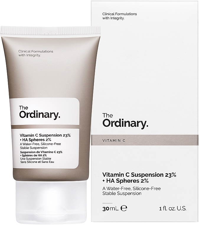 The Ordinary Vitamin C Suspension 23% + HA Spheres 2% - Сыворотка с 23% витамином C и 2% гиалуроновой кислотой — фото N2