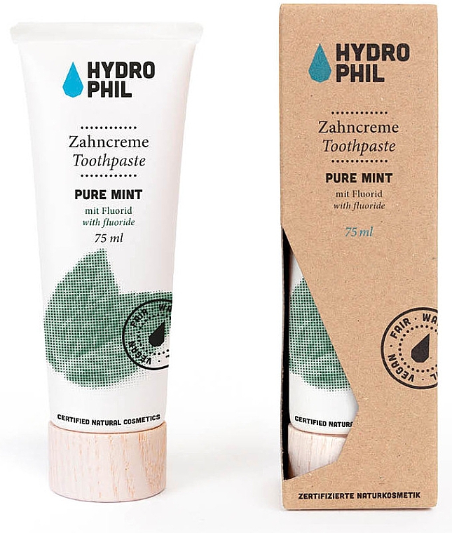 Зубная паста - Hydrophil Pure Mint Toothpaste — фото N1