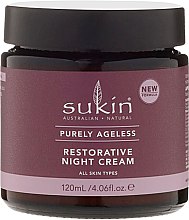 Антивозрастной ночной крем для лица - Sukin Purely Ageless Restorative Night Cream — фото N2