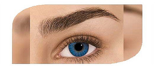 Цветные контактные линзы, 2 шт., brilliant blue - Alcon FreshLook Colorblends — фото N2