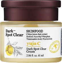 Парфумерія, косметика Крем для видалення темних плям - Skinfood Yuja C Dark Spot Clear Cream