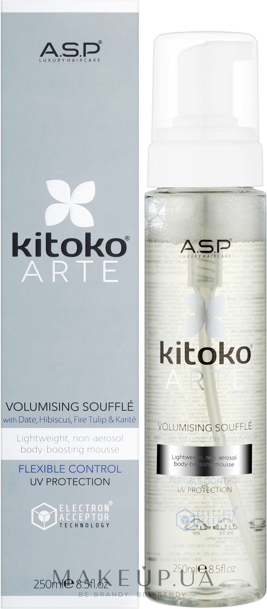 Суфле-мус для створення об'єму - ASP Kitoko Arte Volumising Souffle Mousse — фото 250ml