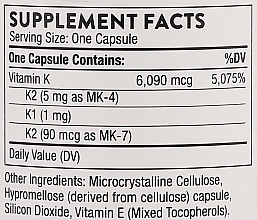 Диетическая добавка "Витамин 3-К", капсулы - Thorne Research 3-K Complete — фото N3