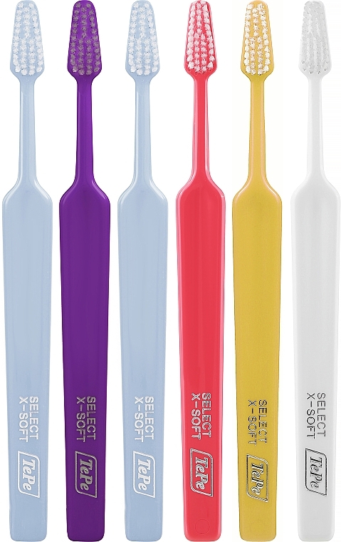 Набор зубных щеток, 6 шт., вариант 10 - TePe Select X-Soft — фото N1