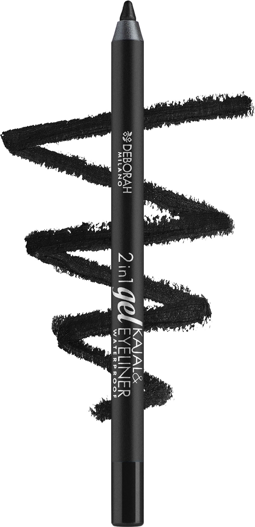 Підводка для очей - Deborah 2 in 1 Kajal & Eyeliner Gel — фото 01 - Black