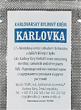 Крем для тела с натуральным ментолом - Vridlo Карловарська косметика Karlovka (пробник) — фото N1