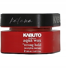 Помада для волос - Kabuto Aqua Wax Red Strong Hold — фото N1