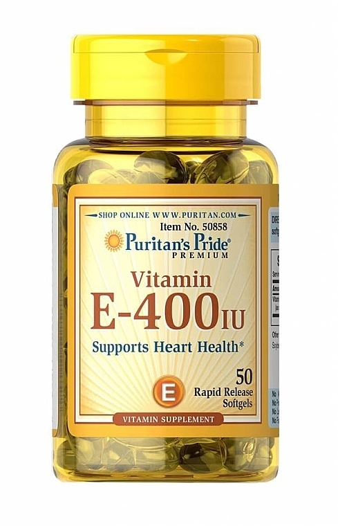 Дієтична добавка "Вітамін E", 180 мг - Puritan's Pride Potassium — фото N1