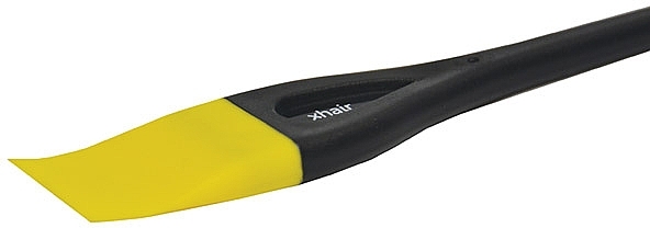 Кисточка для покраски волос силиконовая, желтая - Xhair  — фото N2