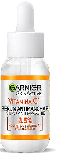 Освітлювальна сироватка проти темних плям - Garnier Vitamin C Anti-Dark Spots & Brightening Serum — фото N1