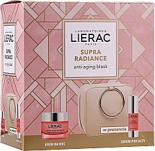 Духи, Парфюмерия, косметика Набор - Lierac Supra Radiance (cr/50ml + eye/ser/15ml + bag)