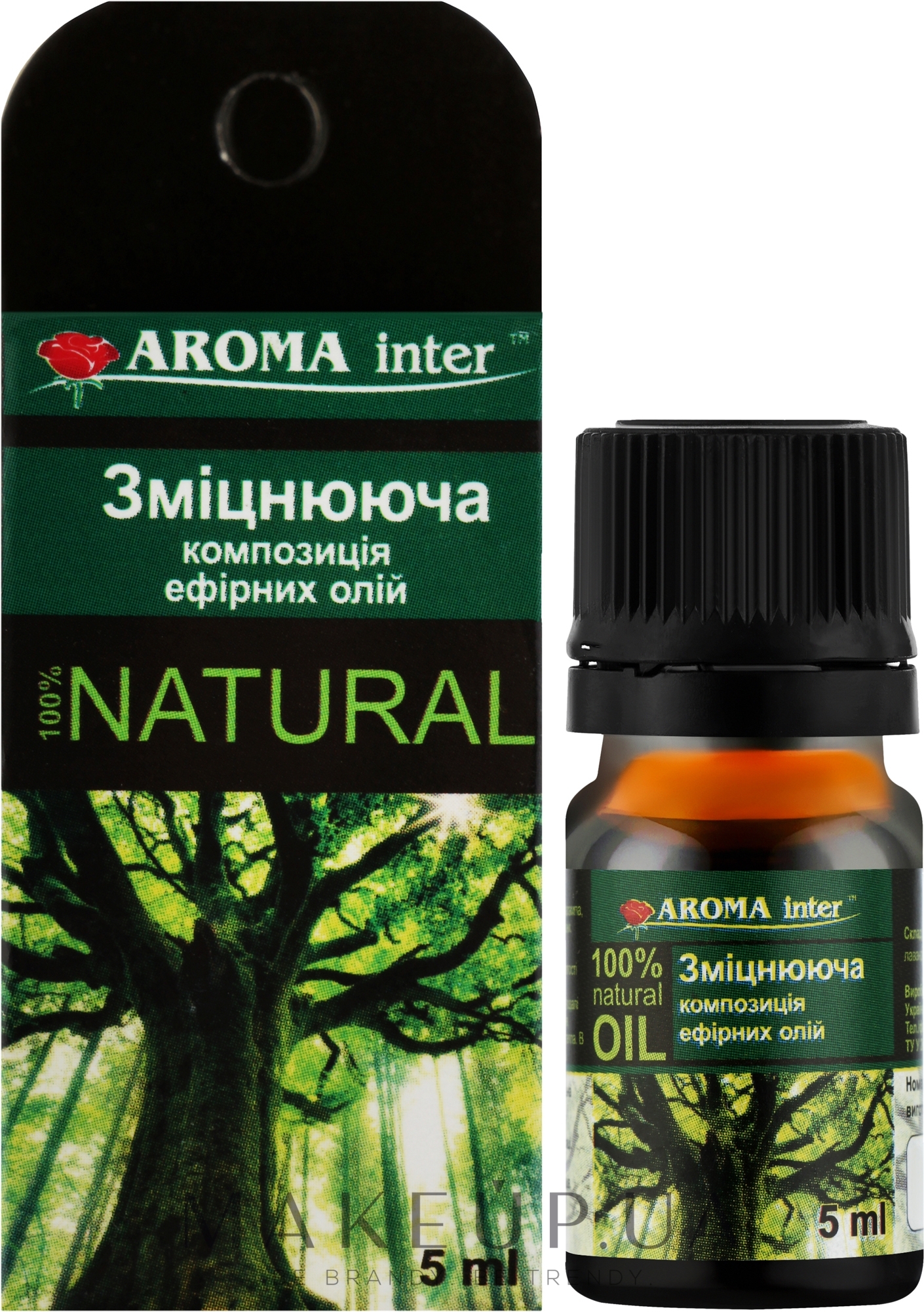 Композиція ефірних олій "Зміцнювальна" - Aroma Inter — фото 5ml