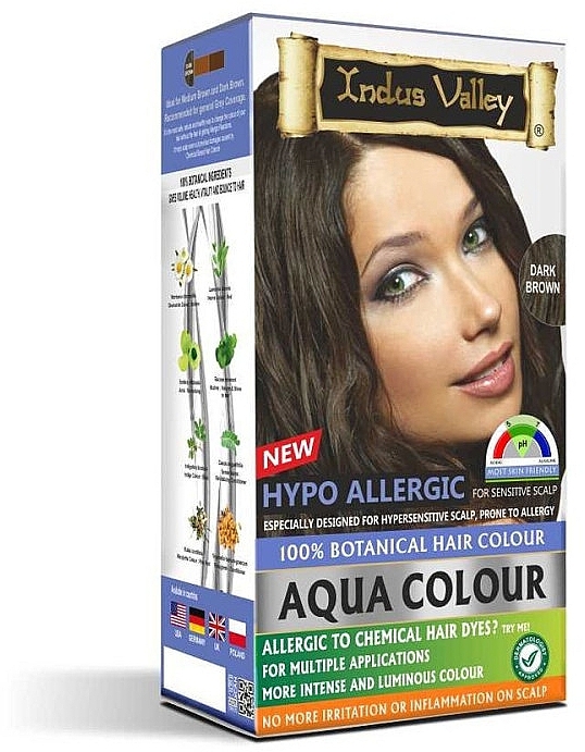 Краска для волос - Indus Valley Aqua Colour — фото N1