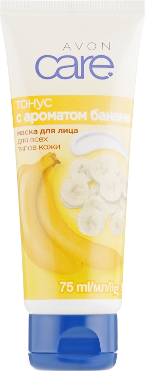 Маска для лица с ароматом банана «Тонус» - Avon Care Face Mask Revitalising With Banana