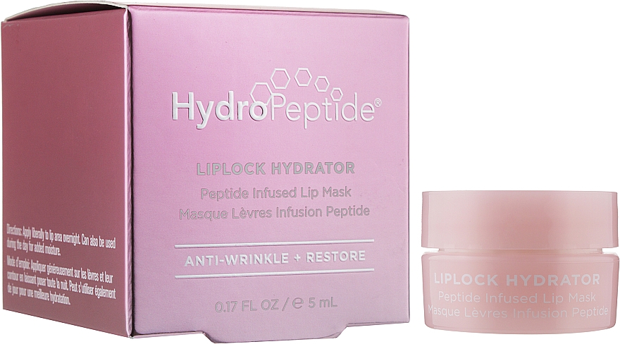 Маска для губ з пептидами - HydroPeptide Liplock Hydrator — фото N2