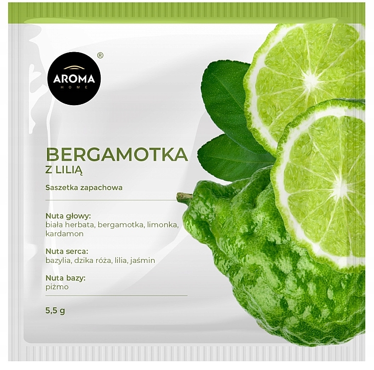 УЦЕНКА Aroma Home Basic Bergamot With Lily - Ароматическое саше * — фото N1