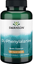 Парфумерія, косметика Дієтична добавка "DL-Фенілаланін", 500 мг - Swanson Dl-Phenylalanine