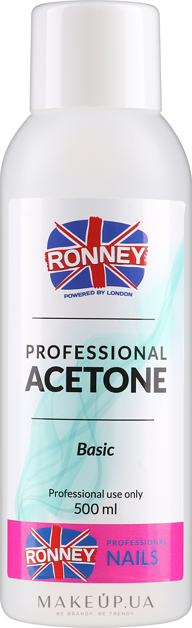 Засіб для зняття лаку - Ronney Professional Acetone Basic — фото 500ml
