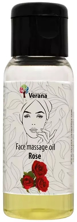 Массажное масло для лица "Роза" - Verana Face Massage Oil Rose — фото N1