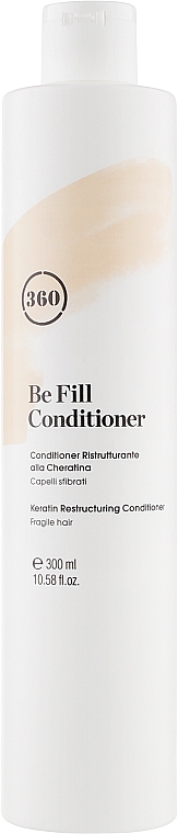 Питательный кондиционер для окрашенных и поврежденных волос с кератином - 360 Be Fill Fragile Hair Conditioner — фото N1