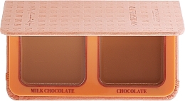 Парфумерія, косметика Бронзер для обличчя - Makeup Revolution Maffashion Milky Chocolate Way Cream Bronzer Duo