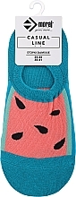 Парфумерія, косметика Жіночі шкарпетки «Фрукти», блакитні - Moraj Casual Line