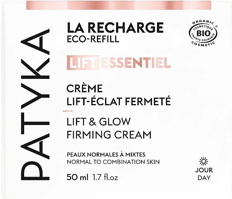 Укрепляющий крем с эффектом лифтинга и сияния для нормальной и комбинированной кожи лица - Patyka Lift Essentiel Recharge Creme Lift-Eclat Fermete — фото N1