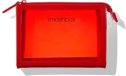 ПОДАРОК! Косметичка дорожная, 4.75 x 6.5 x 1 - Smashbox Red Makeup Cosmetic Bag — фото N1