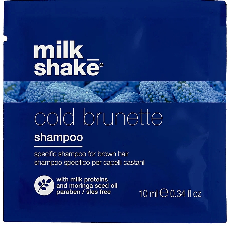 Шампунь для темного волосся - Milk_Shake Cold Brunette Shampoo (міні) — фото N1