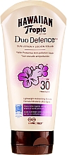 Солнцезащитный лосьон для тела - Hawaiian Tropic Duo Defence Sun Lotion SPF30 — фото N1