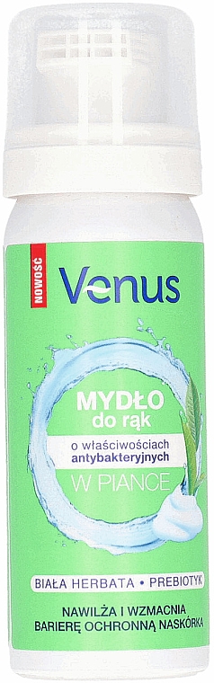 Антибактеріальне мило для рук у піні - Venus Hand Soap — фото N1