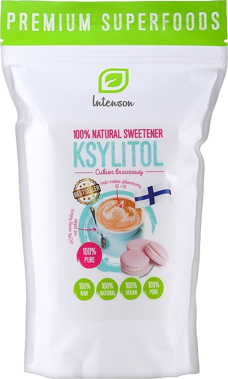 Харчова добавка "Ксилітол, березовий цукор" - Intenson Xylitol — фото N1