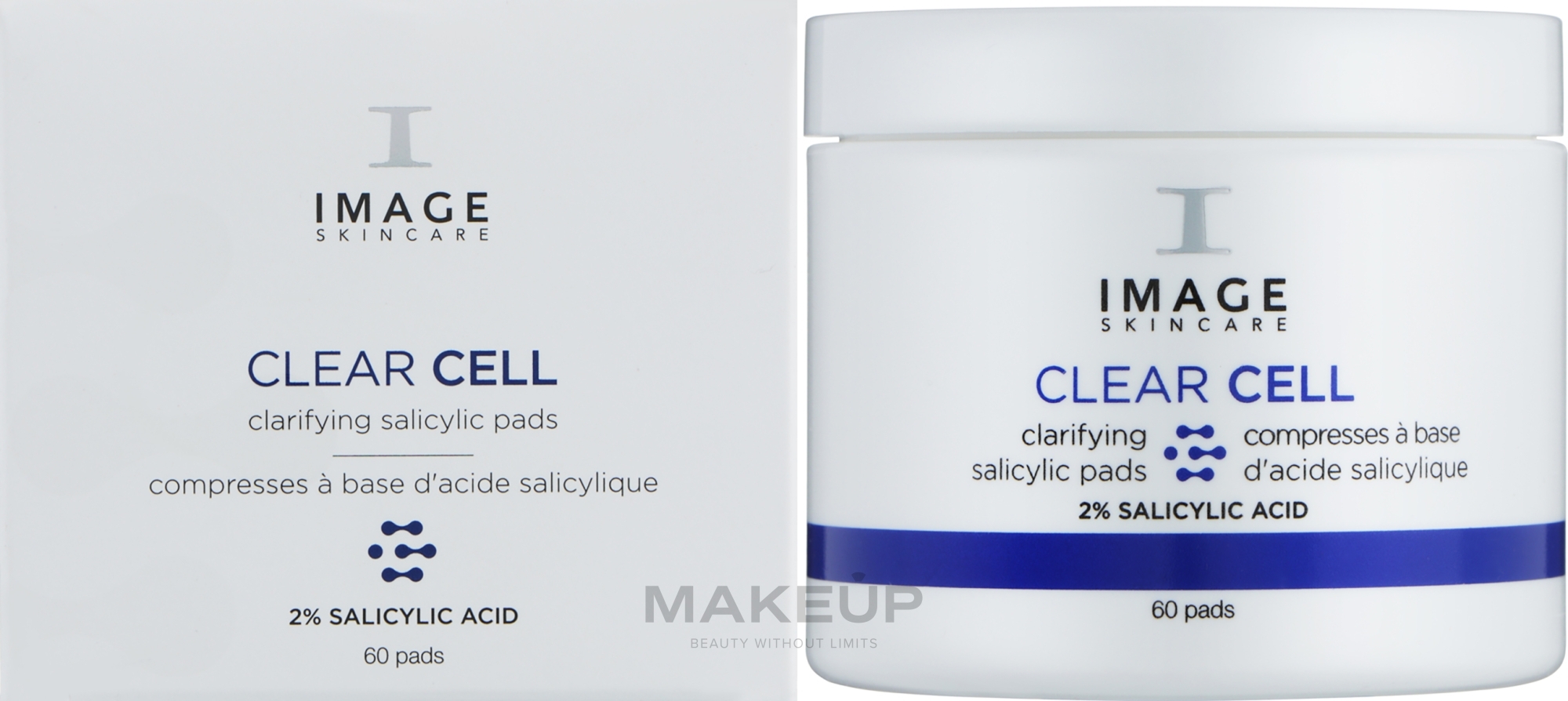 Салициловые диски с антибактериальным действием - Image Skincare Clear Cell Salicylic Clarifying Pads — фото 60шт