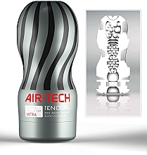 Мастурбатор с вакуумным эффектом, серый - Tenga Air-Tech Vacuum Cup Ultra — фото N3