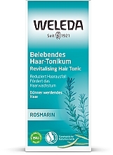 УЦЕНКА Тоник-стимулятор при потере волос с экстрактом розмарина - Weleda Revitalising Hair Tonic With Rosemary * — фото N3