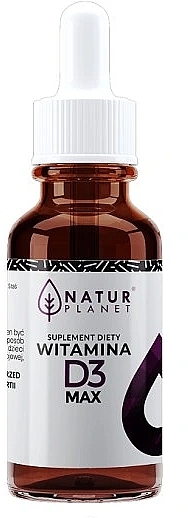 Вітамін D3 MAX 4000IU - Natur Planet Vitamin D3 4000IU — фото N1