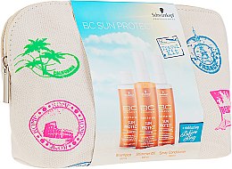 Духи, Парфюмерия, косметика Набор - Schwarzkopf Professional Bonacure BC Sun Travel Kit ( shm/100ml + cond/spray/100ml + oil/100ml)