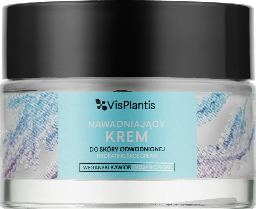 Зволожувальний крем для обличчя - Vis Plantis Hydrating Face Cream With Vegan Caviar — фото N1