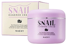 Парфумерія, косметика Розгладжувальний крем для обличчя - Naexy Snail Hundred Cream